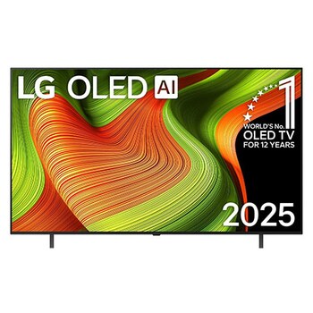 Frontansicht des 65 Zoll LG OLED AI B5 4K Smart TV OLED65B59LA