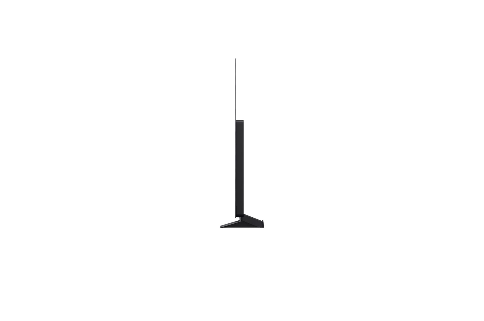 Side view of LG OLED evo AI C5 4K Smart TV.