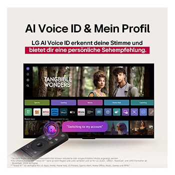 ai voice id & mein profil