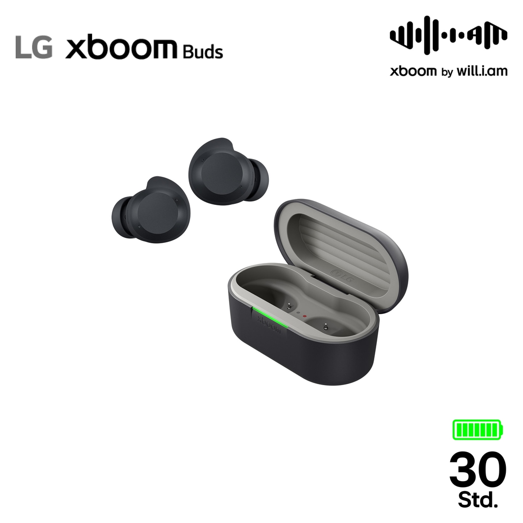 LG xboom Buds von will.i.am | Bluetooth-Ohrhörer | xboom Signature Sound mit Graphen-Treiber, xboom Buds