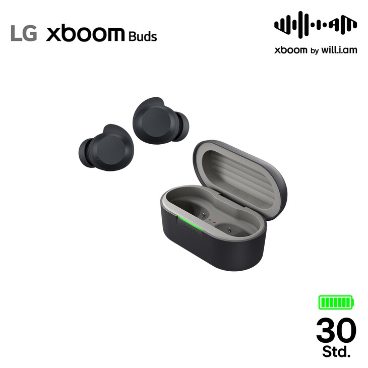 LG xboom Buds by will.i.am | Bluetooth-Ohrhörer | xboom Signature Sound mit Graphen-Treiber, xboom Buds
