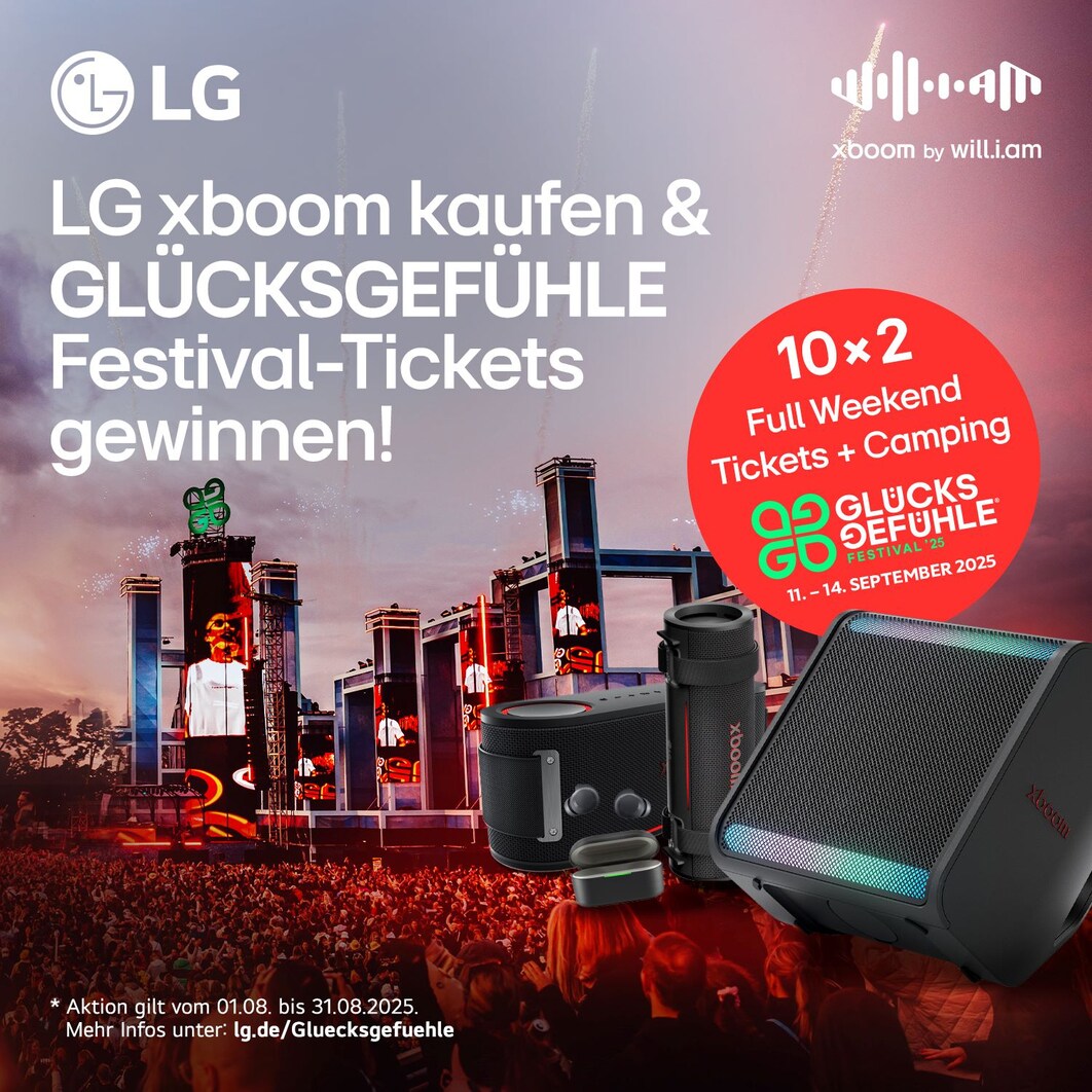 LG xboom Buds von will.i.am | Bluetooth-Ohrhörer | xboom Signature Sound mit Graphen-Treiber, xboom Buds