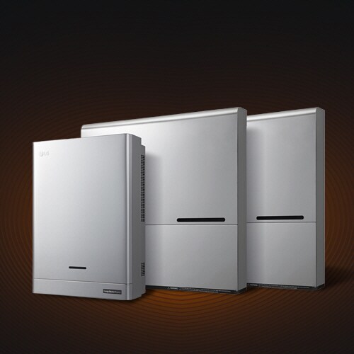 Ein Bild von LG ESS und Akkupacks in Gruppenaufnahme.