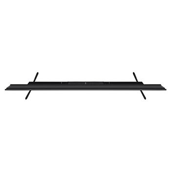 Draufsicht auf den LG UHD AI ThinQ 4K UT73 Smart TV zur Darstellung der Breite und der Fußpositionen.