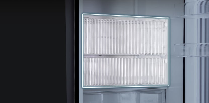 Bild einer Lebensmittelabdeckung im Kühlschrank