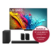 LG 75 Zoll LG QNED86 4K Smart TV + 5.1 Soundbar DS60TR mit 440 Watt , 75QNED86T6A.DS60TR