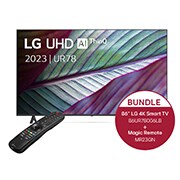 LG 86 Zoll LG 4K Smart UHD TV UR78 + Magic Remote-Fernbedienung MR23, 86UR78006LB.MR23GN