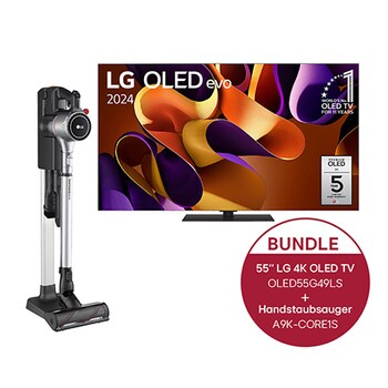 LG 55 Zoll LG OLED evo G4 4K Smart TV + A9K-CORE1S, OLED55G49LS.CORE1S