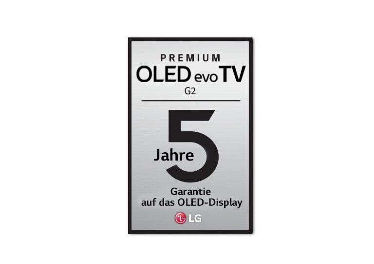 OLED G2 5 Jahre Garantie auf das OLED-Display