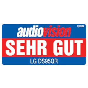 LG DS95QR Audiovision Testurteil "sehr gut"