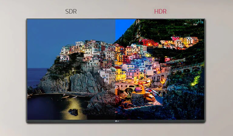 Lebendiger Farbausdruck unterstützt durch HDR