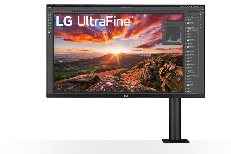 Ergo Monitor mit 32 Zoll UltraFine™ Display und 4K HDR 32UN880