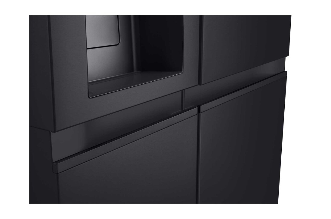 LG Side-by-Side Kühlschrank  (B, 623L, 179cm hoch) mit Eis-, Crushed Ice- und Wasserspender & internem Wassertank | GSLE91EVAB, GSLE91EVAB