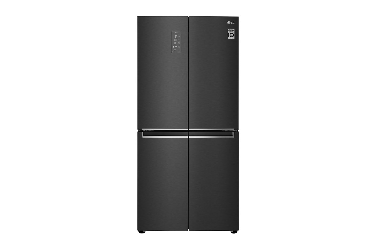 LG SLIM Multi-Door Kühlschrank (E, 530L, 178,7 cm hoch) mit Eis-, Crushed Ice- und Wasserspender & internem Wassertank | GMB844MC4E, GMB844MC4E