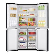 LG SLIM Multi-Door Kühlschrank (E, 530L, 178,7 cm hoch) mit Eis-, Crushed Ice- und Wasserspender & internem Wassertank | GMB844MC4E, GMB844MC4E