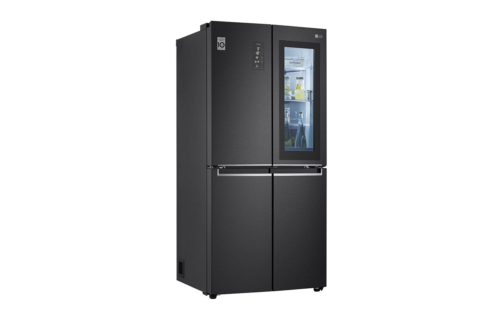 LG Slim Multi-Door Kühlschrank mit InstaView® (E, 530L, 178,7 cm hoch) | GMQ844MC5E, GMQ844MC5E