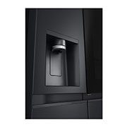 LG Side-by-Side Kühlschrank mit InstaView® (D, 628L, 179cm hoch) mit Eis-, Crushed Ice- und Wasserspender & internem Wassertank | GSXE91EVAD, GSXE91EVAD