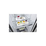 LG Side-by-Side Kühlschrank mit InstaView Door-in-Door® (E, 635L, 179cm hoch) mit Eis-, Crushed Ice- und Wasserspender, Festwasseranschluss & Craft Ice | GSXV90MCDE, GSXV90MCDE