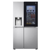 Side-by-Side Kühlschrank mit InstaView Door-in-Door® (E, 635L, 179cm hoch) mit Eis-, Crushed Ice- und Wasserspender & internem Wassertank | GSXV91BSAE 