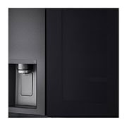 LG Side-by-Side Kühlschrank mit InstaView Door-in-Door® (E, 635L, 179cm hoch) mit Eis-, Crushed Ice- und Wasserspender & internem Wassertank | GSXV91MCAE , GSXV91MCAE