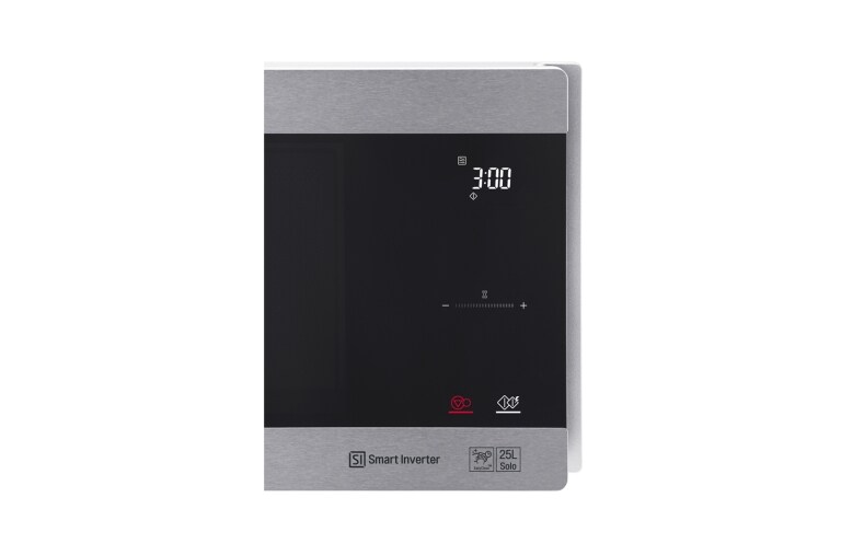 LG Solo-Mikrowelle Noble Steel (25 L, 1000 Watt) mit Smart Inverter Technologie & EasyClean | MS2595CIS, MS2595CIS