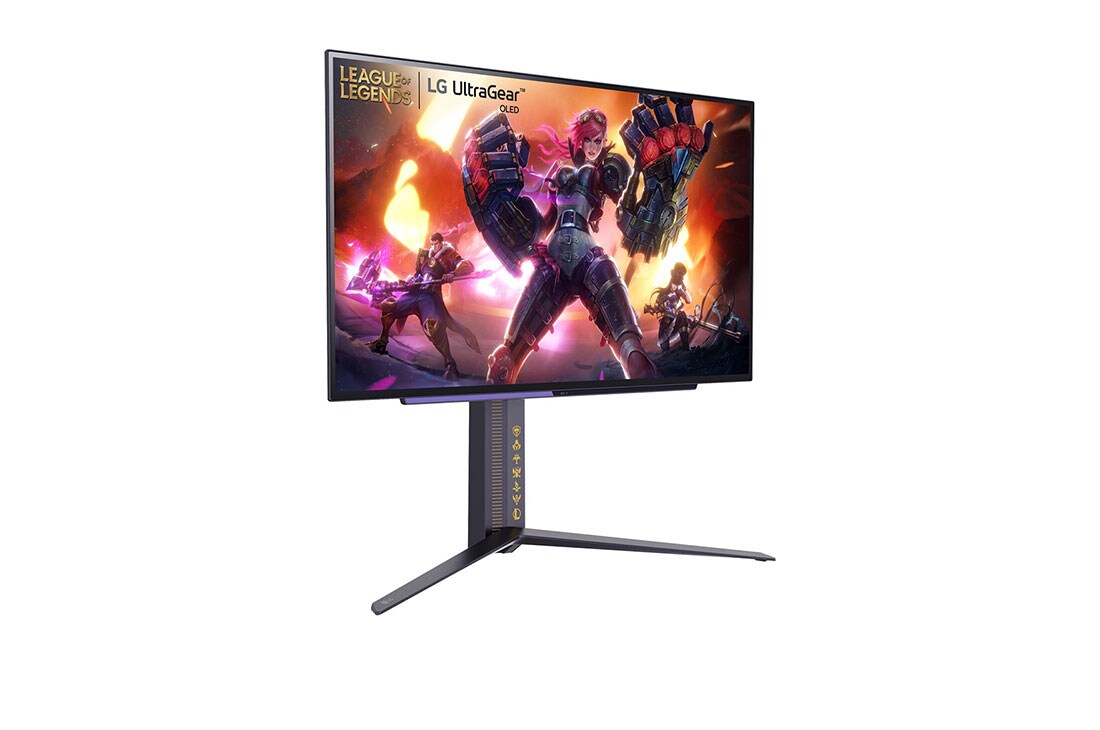 LG UltraGear™ 27 Zoll OLED Gaming Monitor League of Legends Edition mit 240Hz, 1440p, HRD10, G-SYNC®-Compatible, 27GR95QL-B