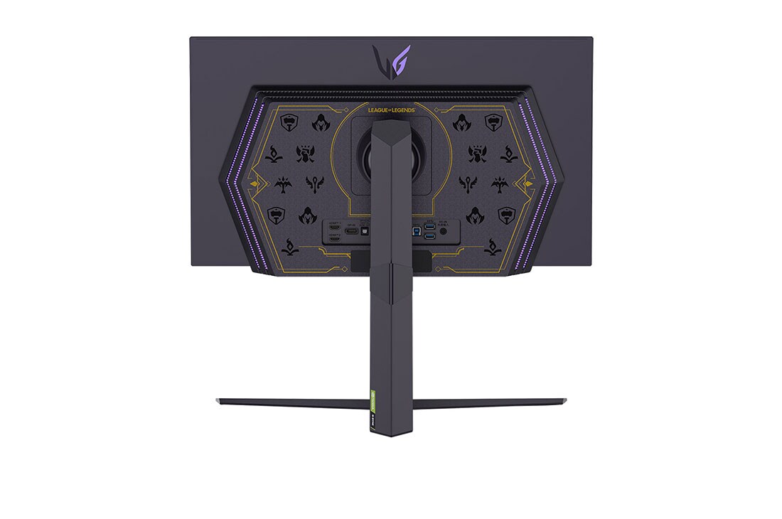 LG UltraGear™ 27 Zoll OLED Gaming Monitor League of Legends Edition mit 240Hz, 1440p, HRD10, G-SYNC®-Compatible, 27GR95QL-B