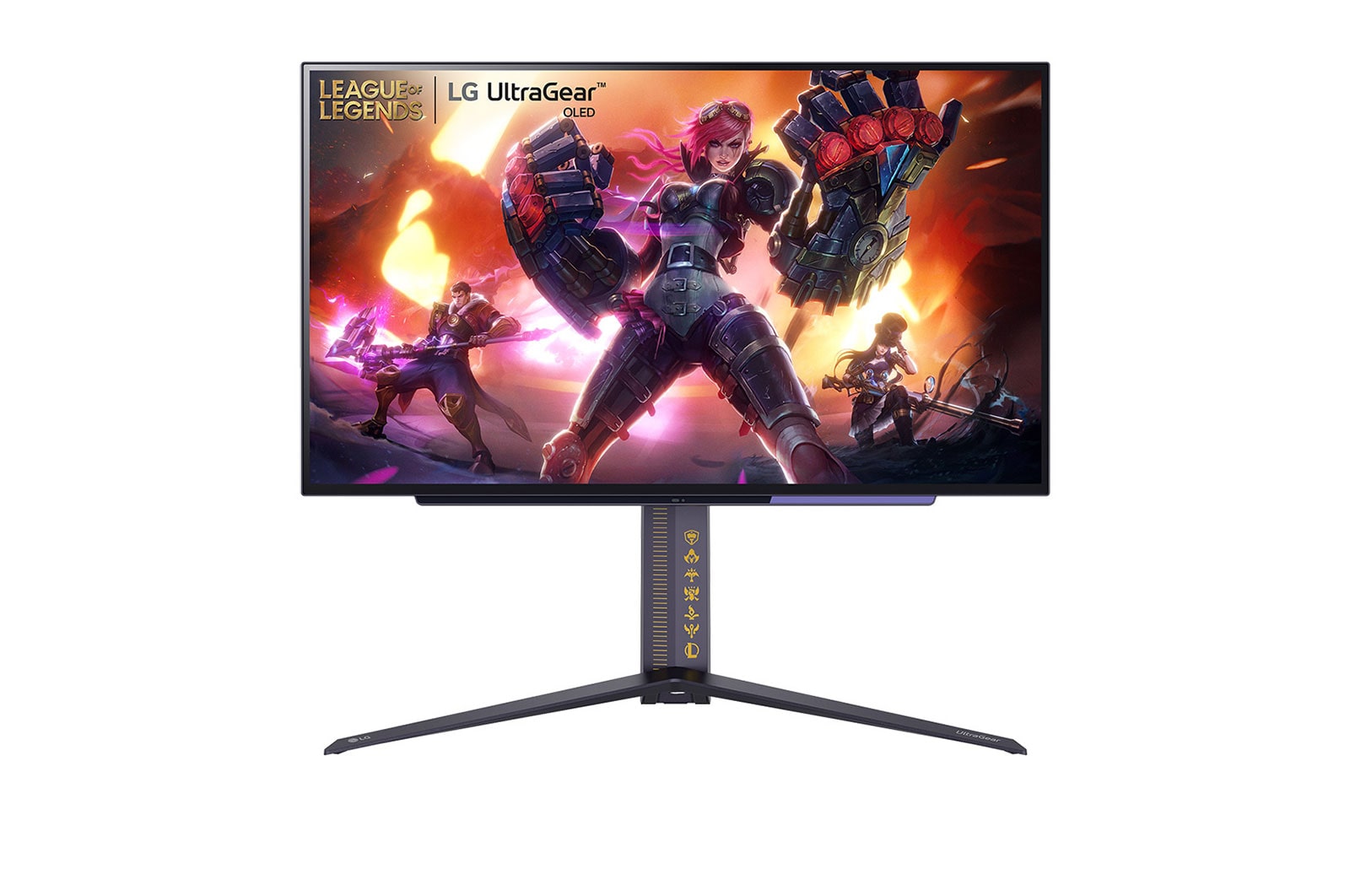 LG 27 Zoll UltraGear™ QHD 240Hz OLED League of Legends Edition Gaming Monitor mit 0,03 ms (GtG) Reaktionszeit