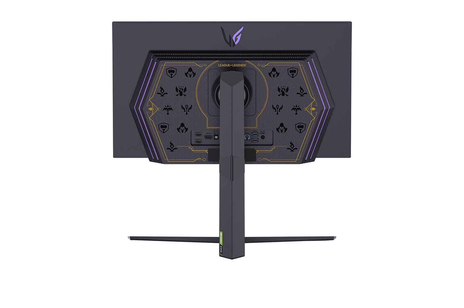 LG UltraGear™ 27 Zoll OLED Gaming Monitor League of Legends Edition mit 240Hz, 1440p, HRD10, G-SYNC®-Compatible, 27GR95QL-B