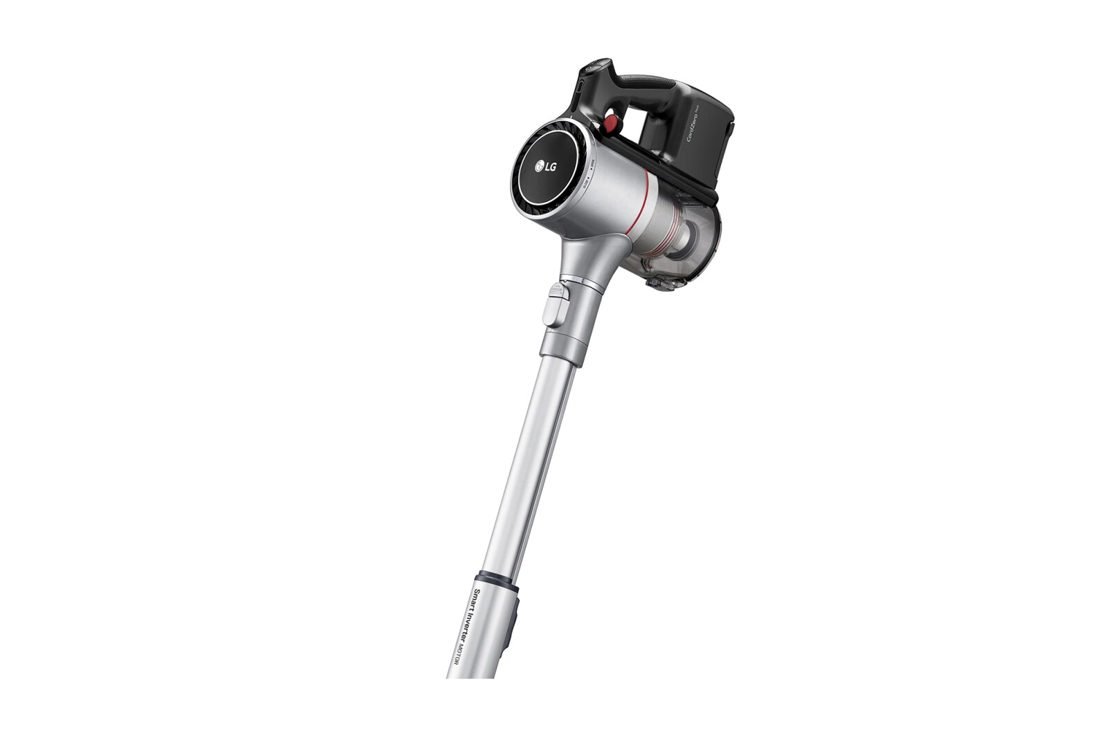 LG Akku-Staubsauger Fantasy Silver (112cm hoch) mit zwei Akkus, drei verschiedenen Saugstufen & Smart Inverter Motor® | A9K-CORE1S, A9K-CORE1S