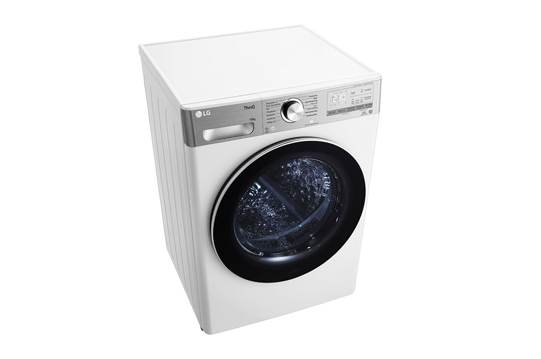 LG Trockner Weiß (C, 10 kg) mit Dual Inverter Wärmepumpentechnologie & selbstreinigendem Kondensator I V9A2XT, V9A2XT