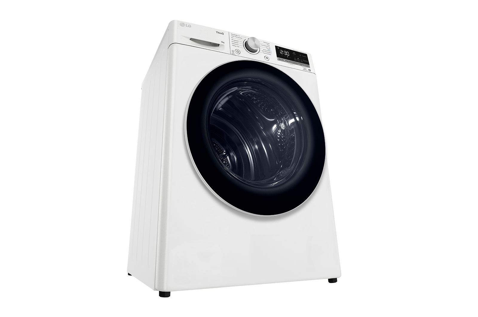 LG Trockner Weiß (A+++, 9 kg) mit Dual Inverter Wärmepumpentechnologie & selbstreinigendem Kondensator I V9R09TC, V9R09TC