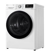 LG Trockner Weiß (A+++, 9 kg) mit Dual Inverter Wärmepumpentechnologie & selbstreinigendem Kondensator I V9R09TC, V9R09TC