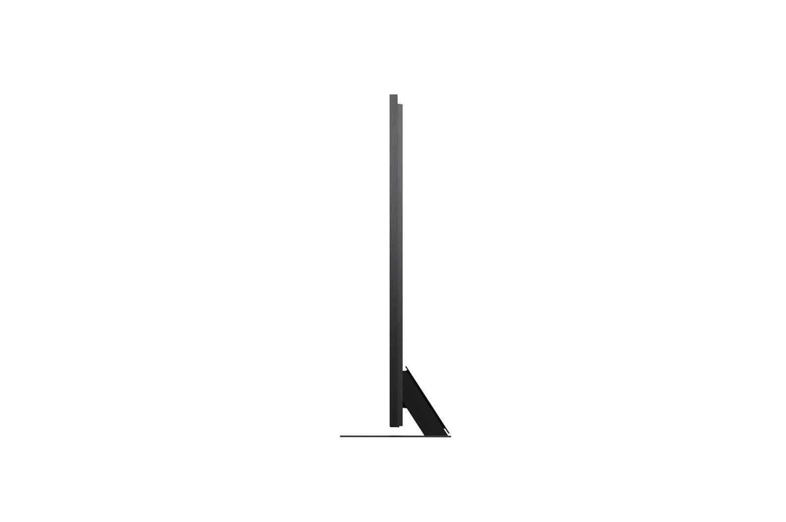 Rückansicht des LG QNED evo TV