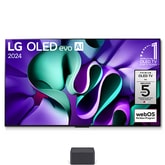 65 Zoll LG OLED evo AI M4, weltweit erster TV mit kabelloser Video- und Audioübertragung in 4K 144 Hz 