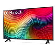 Vorderansicht des LG NanoCell-Fernsehers, NANO80