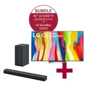 LG 65'' LG 4K OLED evo TV C2 OLED65C27LA und ﻿2.1 Dolby Atmos® Soundbar DS60Q, OLED65C27LA.DS60Q