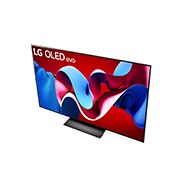 Schrägansicht des LG OLED evo TV C4 von oben