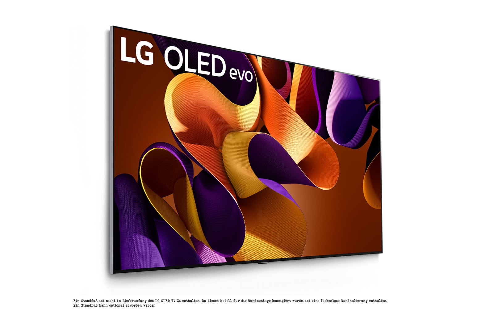 Rear view of LG OLED evo TV, OLED G4