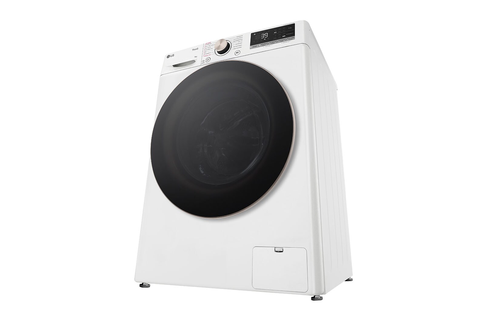 LG Waschmaschine Weiß (A-10%*, 9 kg, 1.360 U./Min.) mit AI DD® & TurboWash®360° | F4WR709G, F4WR709G