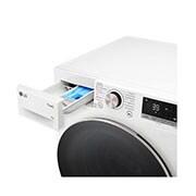 LG Waschmaschine Weiß (A-10%*, 9 kg, 1.360 U./Min.) mit AI DD® & TurboWash®360° | F4WR709G, F4WR709G