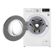 LG Waschmaschine Weiß (A, 9 kg, 1.560 U./Min.) mit AI DD® & TurboWash®360° | F6WV709P1, F6WV709P1