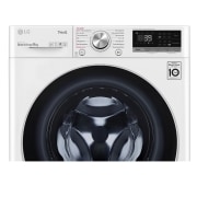 LG Waschmaschine Weiß (A, 9 kg, 1.560 U./Min.) mit AI DD® & TurboWash®360° | F6WV709P1, F6WV709P1