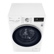 LG Waschmaschine Weiß (A, 9 kg, 1.560 U./Min.) mit AI DD® & TurboWash®360° | F6WV709P1, F6WV709P1