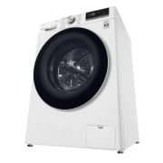 LG Waschmaschine Weiß (A, 9 kg, 1.560 U./Min.) mit AI DD® & TurboWash®360° | F6WV709P1, F6WV709P1