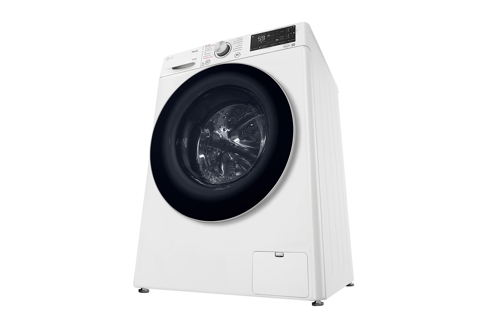 LG Waschmaschine mit 10,5 kg Kapazität | Energieeffizienzklasse A | 1.400 U./Min. | Weiß | F4WV75X1, F4WV75X1