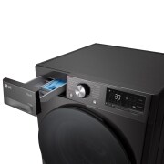 LG  Waschtrockner Schwarz (D/A, 11 kg / 6 kg, 1.360 U./Min.) mit Steam & TurboWash® 360° | W4WR70E6YB, W4WR70E6YB