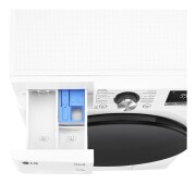 LG  Waschtrockner Weiß (D/A, 10 kg / 6 kg, 1.360 U./Min.) mit Steam & TurboWash® 360° | W4WR70X6Y, W4WR70X6Y