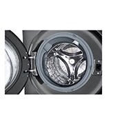LG WashTower Schwarz (Waschmaschine: A, 12kg, 1350 U./Min.; Trockner: A+++/C, 10kg) Waschmaschine & Trockner in einem Gerät I WT1210BBF, WT1210BBF