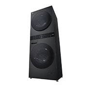 LG WashTower Schwarz (Waschmaschine: A, 12kg, 1350 U./Min.; Trockner: A+++/C, 10kg) Waschmaschine & Trockner in einem Gerät I WT1210BBF, WT1210BBF